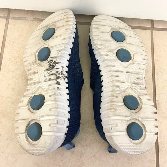 Skechers Women's Navy Blue GO WALK SMART Comfort Shoes Slip On Size 8 - Picture 2 of 7
